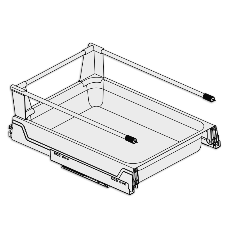 EUROPA pan drawer with accesories