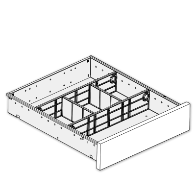 Cajón metálico de oficina OFFIBOX